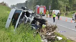 Poważny wypadek na krajowej 17