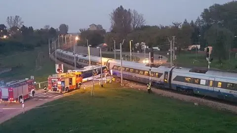 Zderzenie z pendolino. Kierowca usłyszał zarzut. "Przyznał się"