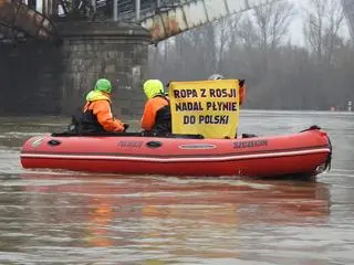 Akcja aktywistów z Greenpeace Polska