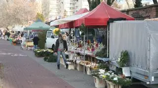 Stragany od strony ul. Odrowąża