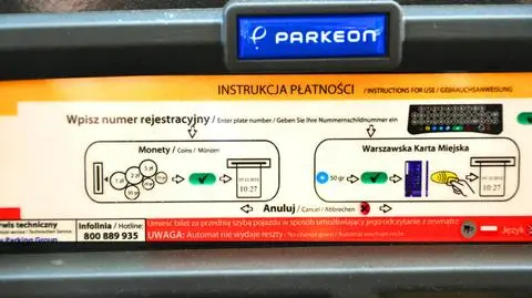 Parkomaty z nową instrukcją