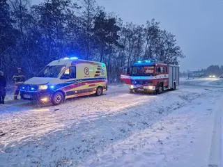 Czołowe zderzenie w Wieliszewie