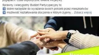 Post "kandydatki" o budżecie