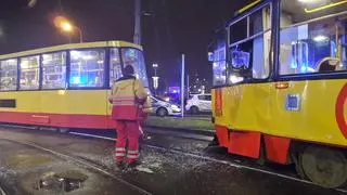 Zderzenie tramwajów na rondzie Waszyngtona