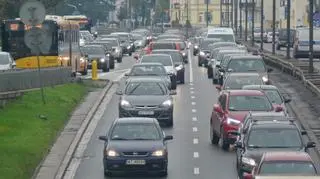 Wypadek na Trasie Łazienkowskiej 