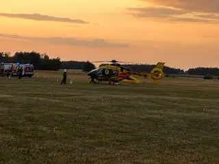 Samolot spadł w miejscowości Chrcynno