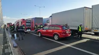 Wypadek na trasie S8