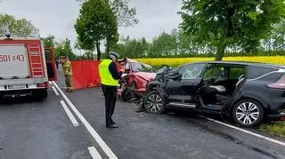 Wypadek w miejscowości Dzierżanowo