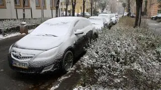 Pierwszy śnieg w Warszawie