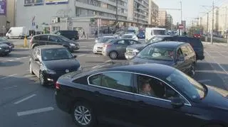 Protest rolników na placu Zawiszy