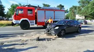 Ford wylądował na jednej z posesji