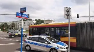 Zderzenie samochodu osobowego z autobusem