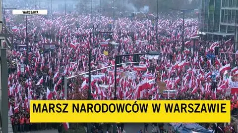 Na trasie przemarszu rozstawione zostały metalowe barierki