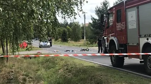 Motocyklista nie żyje, rowerzysta w szpitalu