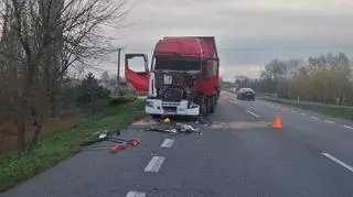 Wypadek w miejscowości Błonie-Wieś