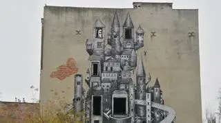 Mural przy Mińskiej 12