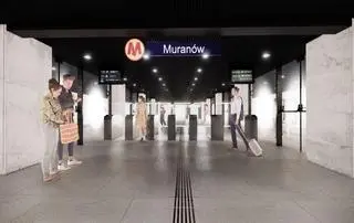 Stacja metra Muranów - wizualizacje