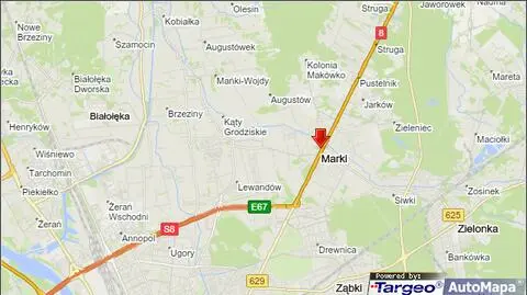 Motocyklista potrącił pieszego. Duże utrudnienia na DK8