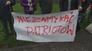 Protest w sprawie planwoanej organizacji ruchu