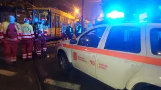 Zderzenie tramwajów na Pradze Północ