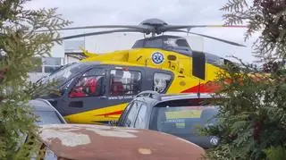 Helikopter LPR lądował przy ulicy Baletowej