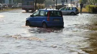 Awaria wodociągowa przy Powązkowskiej