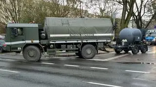 Na Ochocie znaleziono przedmiot przypominający pocisk 