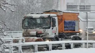 Intensywne opady śniegu w stolicy