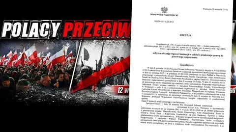 Wojewoda uchylił decyzję zakazującą antyimigranckiej manifestacji