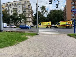 Zderzenie z udziałem tramwaju na Pradze Południe