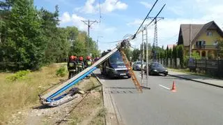 Ścięta latarnia na Bielanach