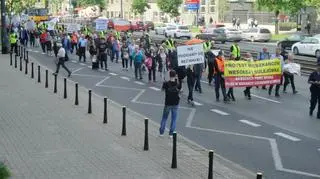 Protest przeciwko obwodnicy