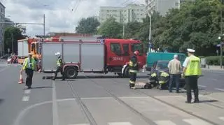 Kolizja na al. Solidarności