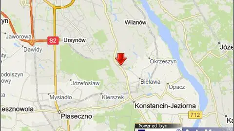 Zderzenie dwóch samochodów i autobusu miejskiego w Powsinie