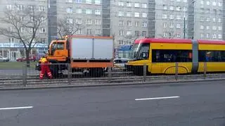 Awaria tramwajowa w al. Jana Pawła II