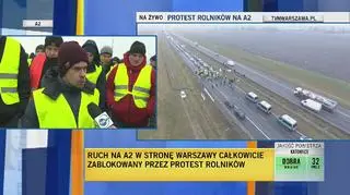 Michał Kołodziejczak o proteście