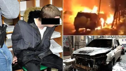 Syn znanego adwokata znów skazany. Znów za podpalenia samochodów