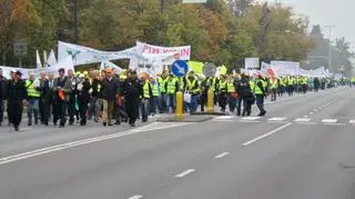 Protest w Warszawie