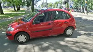 Uszkodzony citroen