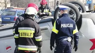 Na miejscu policja i straż pożarna