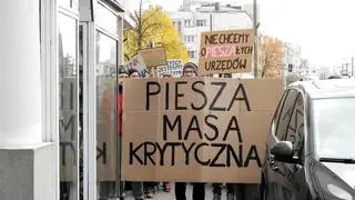 Piesza Masa Krytyczna w Warszawie 