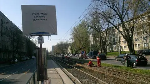 Popiełuszki bez tramwajów. Ruszył remont torowiska