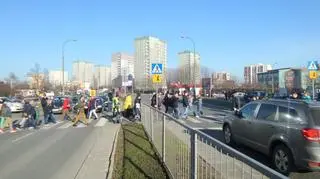 Protest na Umińskiego