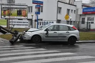 Zderzenie z udziałem pijanego kierowcy na Woli