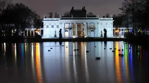 Łazienki w świetle świec