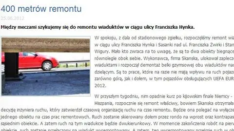 Drogowcy wiedzą, kto wygra mecz