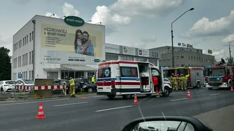 Zderzenie dwóch aut. W jednym było kilkumiesięczne dziecko