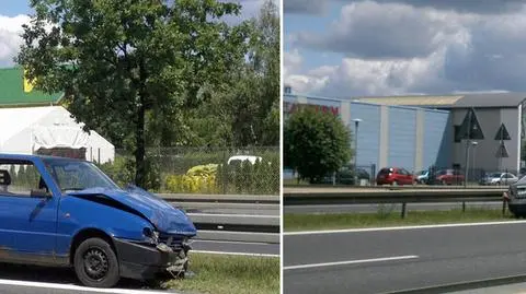 Wjechała w audi na "7"  "Puściły mi hamulce"