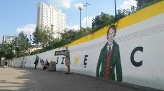 Mural w centrum