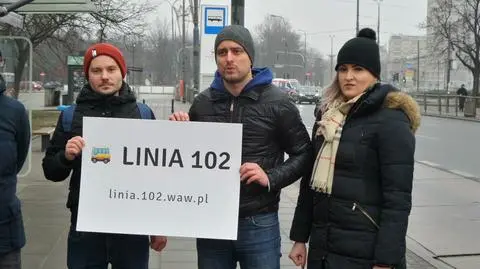 Aktywiści nie chcą zmian na linii 102. "Mieszkańcy mają prawo do dobrego transportu"